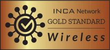 INCA Gold Standard Wireless branding