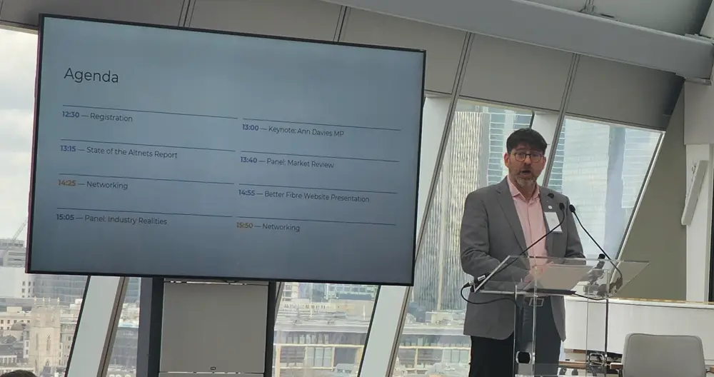 INCA Chair Lloyd Maybaum opens Betterfibre Live